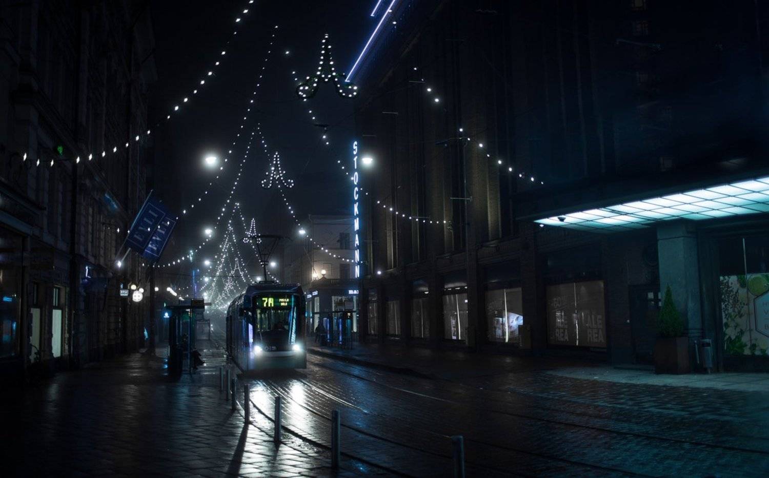 BlueS. Автор: Андро Александр город, путешествиетравмвай, стритулица, Андро Александр