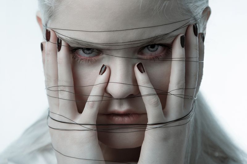 eyes, portrait, white 1+1=1photo preview