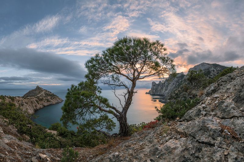 крым, новый свет, караул оба , вечер, декабрь В тишине декабряphoto preview