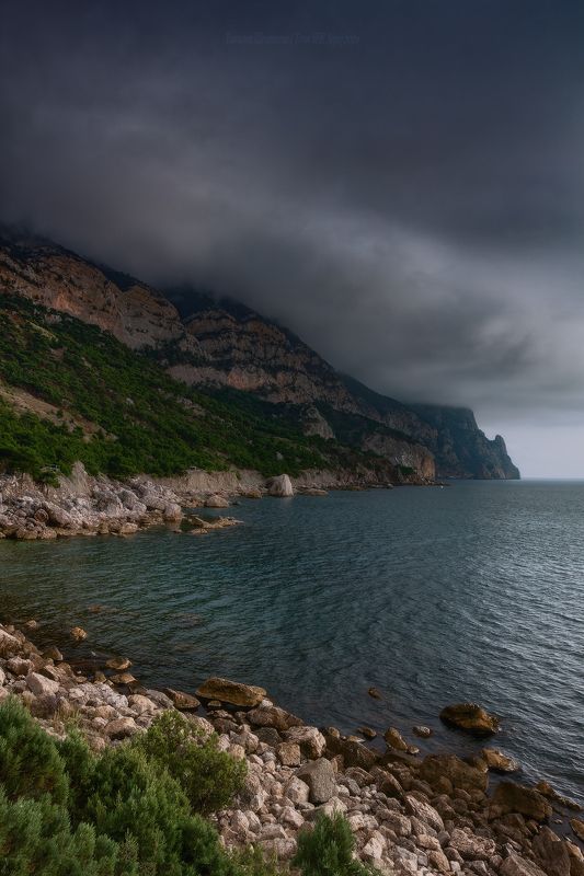 крым, балаклава, севастополь, пейзаж, crimea, landscape, крымский пейзаж, морской пейзаж, мыс айя Мыс Айяphoto preview