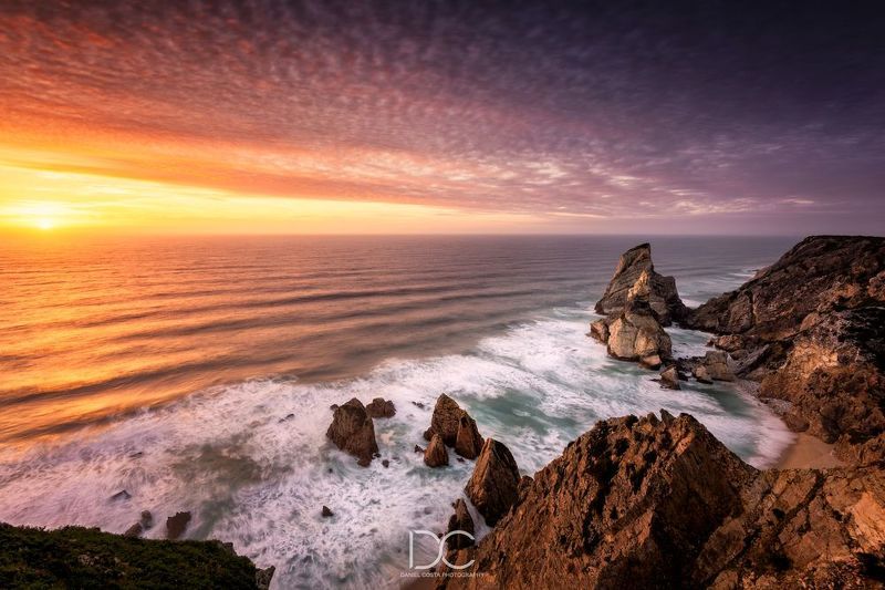 #jurassic #landscape #seascape #beach #sunset #goldenhour #PNSC #Beach #ocean #atlantic #rocks #coastline BATHED BY SUNLIGHTphoto preview