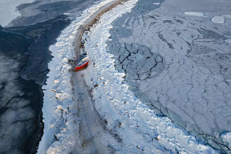 токаревская кошка, токаревский маяк, ледяные торосы, ледокол, лед, японское море, владивосток Токаревская кошкаphoto preview