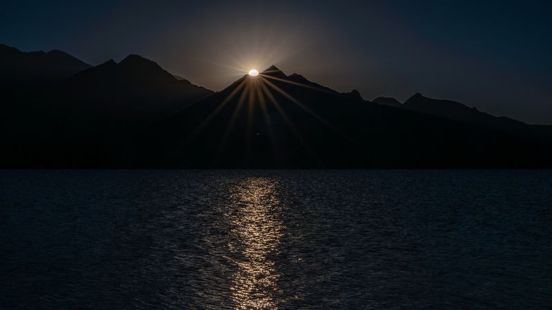 landscape, sunset, nature, mountains, india, scenery, golden hour, lakes, sea An ode to naturephoto preview