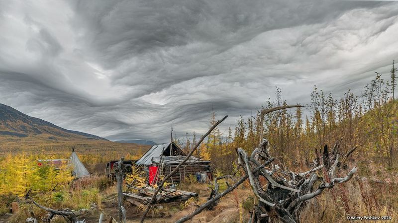 плато путорана, облака asperitas, курейка, таймыр, заполярье, база коваля, владимир коваль У Бабы Ягиphoto preview