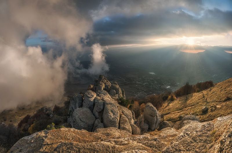 крым, димерджи, аленга, закат Вечер на Аленгеphoto preview