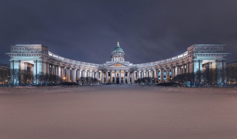 Казанский собор, Санкт-Петербург, зима, Kazan Cathedral, St. Petersburg Казанский соборphoto preview