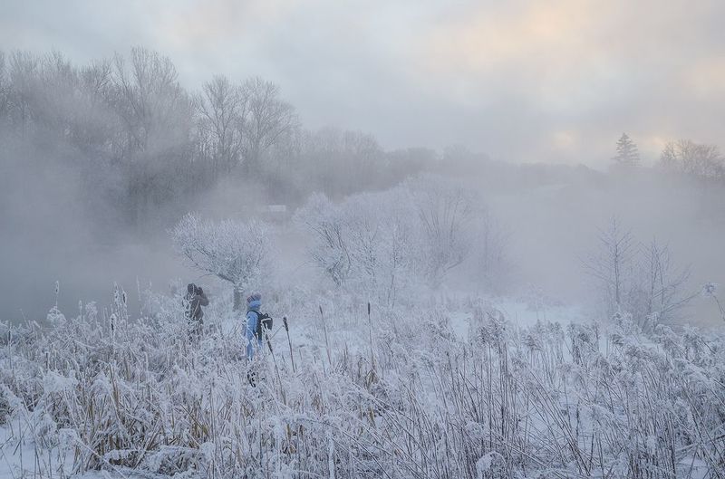 зима, косая гора Кто - то в утро холодное - 2photo preview