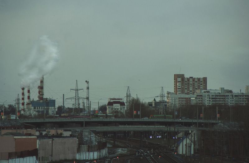 индустриальный пейзаж индустриальный пейзаж фото превью