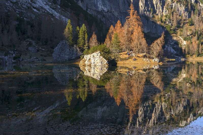 italy, dolomiti, lake, mountains, mirror,  Lakephoto preview