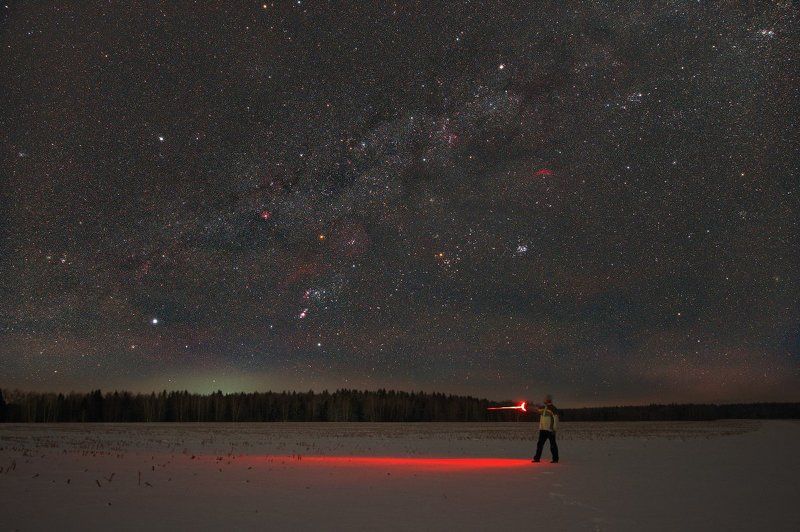 звезды, космос, млечный путь, ночь, орион, плеяды, подмосковье, туманности Я бросаю вызов Ориону!photo preview
