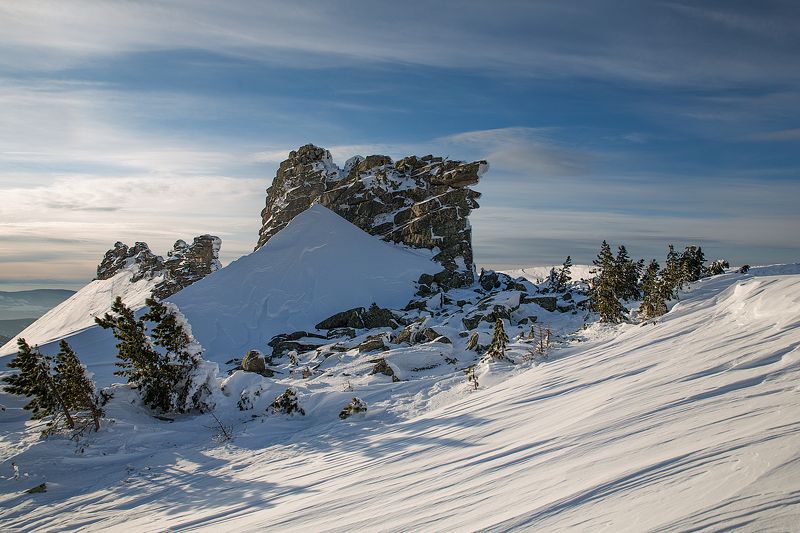 2016, Горы, Зима, Рассвет, Шерегеш, Шория photo preview