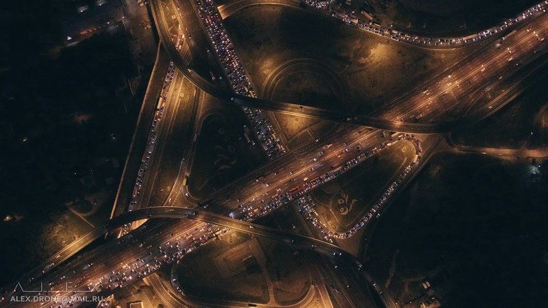 Ночные дороги Москвыphoto preview