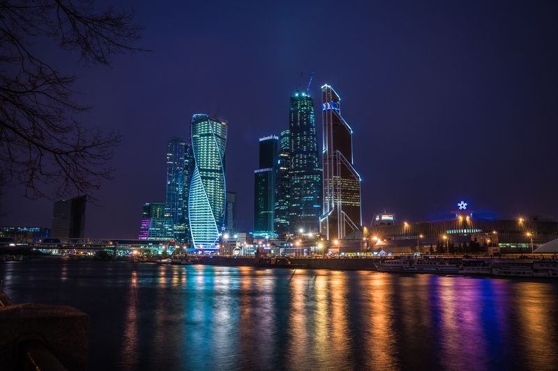 Moscow city, ночьphoto preview