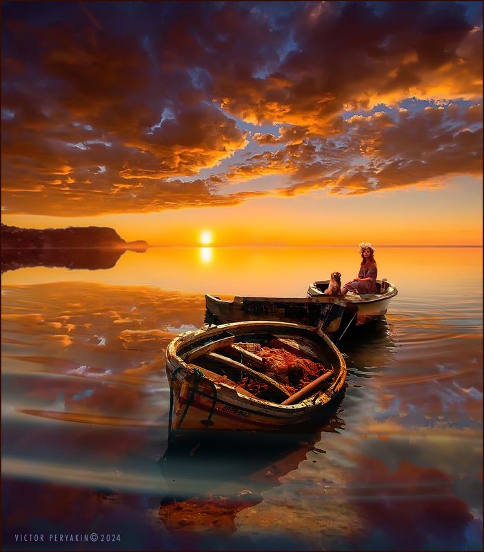 Теплый закатphoto preview