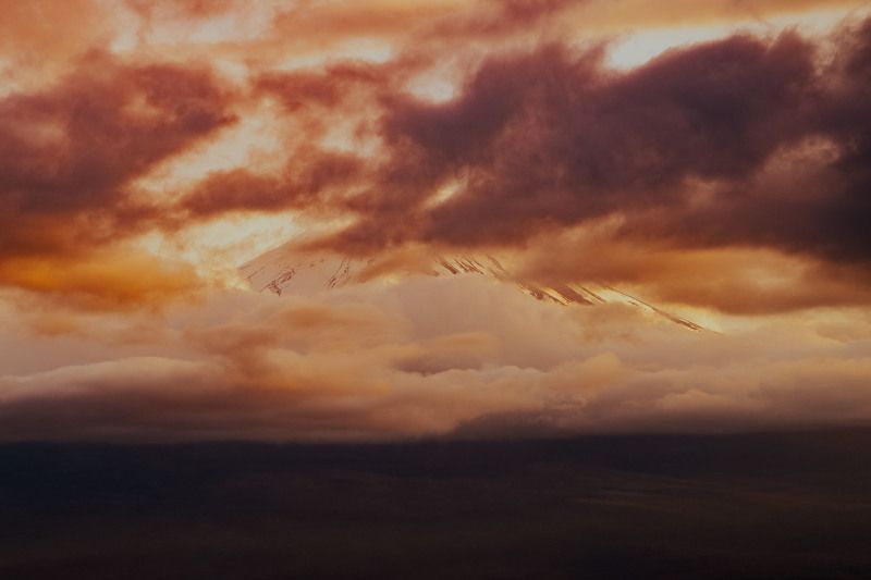 япония фудзи Фудзи в облакахphoto preview