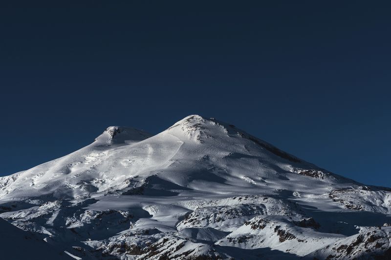зима, горы, снег, кавказ, приэльбрусь, кавказские горы, зимний пейзаж Зимний Эльбрусphoto preview