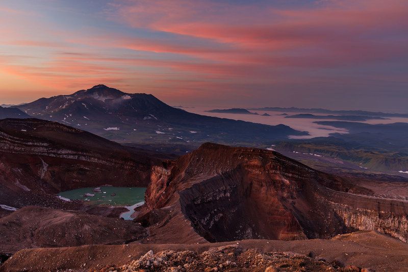 Рассвет на вулкане Горелый фото превью