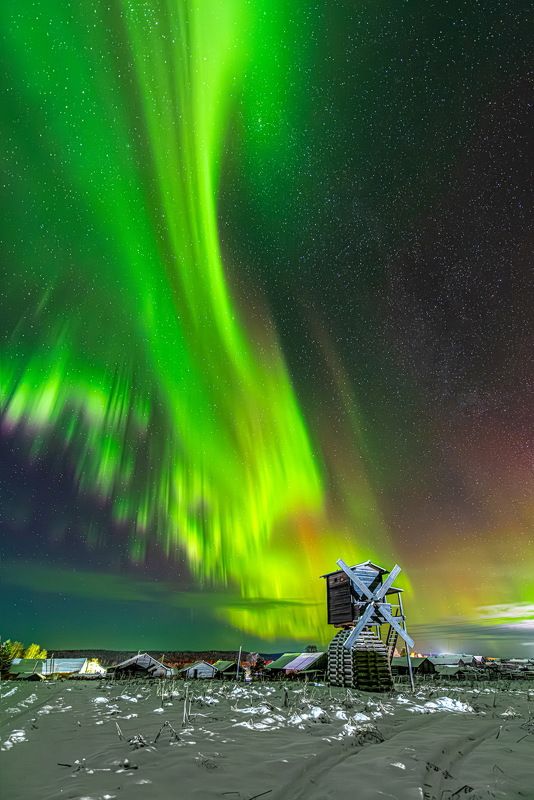 Северное сияние в Кимжеphoto preview