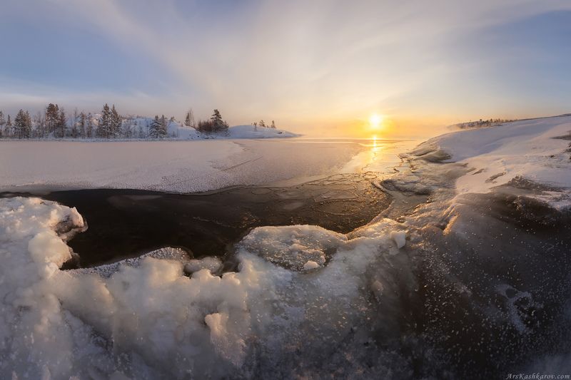 зимняя ладога, зимние шхеры, ладожские шхеры, зима в карелии, карельские пейзажи, торосы, льдины \