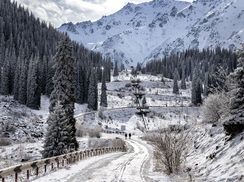 Алматы Казахстан Пейзаж  Дорога на Баоphoto preview