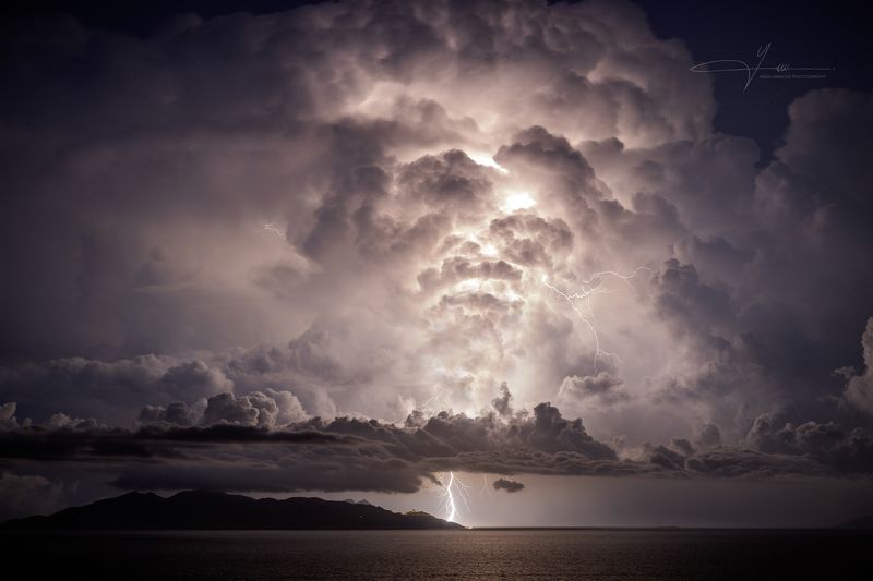 Sea storm, Santorini, Greecephoto preview