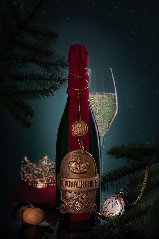 новый год, праздник, шампанское, зима, бокал С Новым годом!photo preview