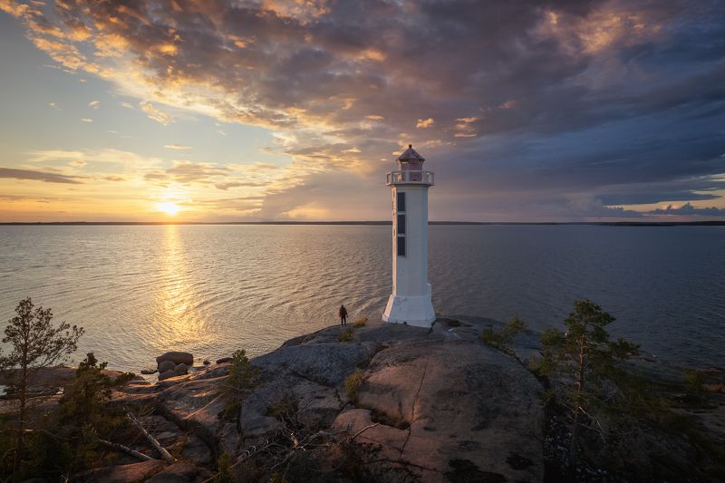 пейзаж, маяки, маяк, финскийзалив, море, закат, навигация, судоходство Маяк поворотныйphoto preview