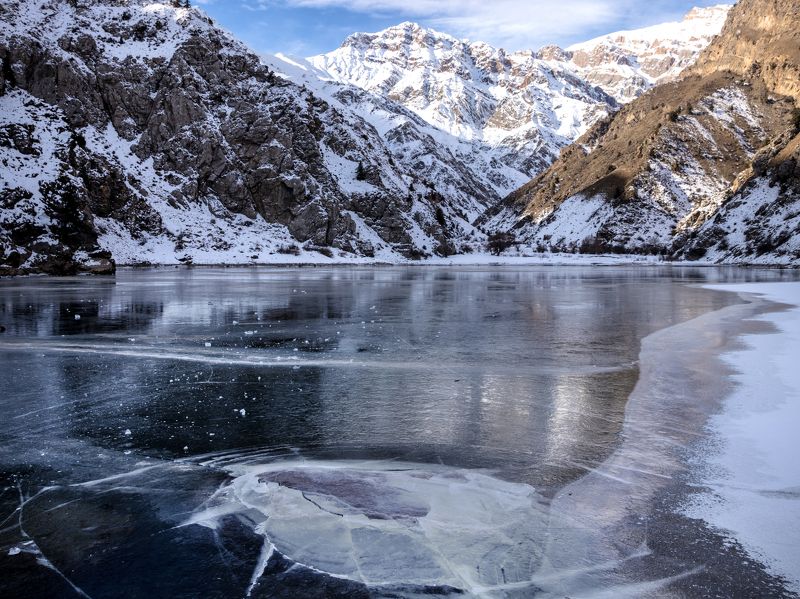 Узбекистан пейзаж Трескphoto preview