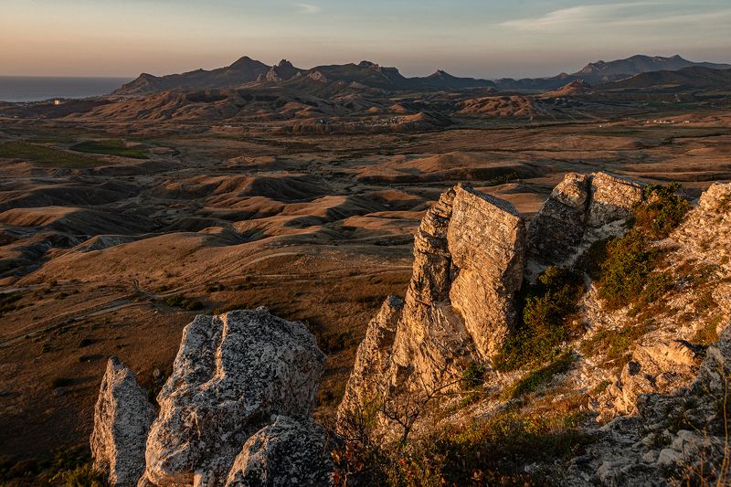 Солнце море и горы. фото превью