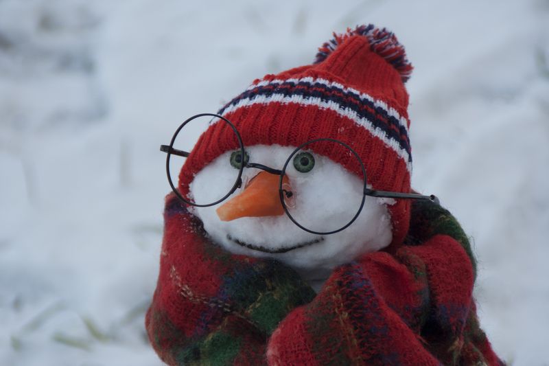 гомель, беларусь, зима, январь, городской пейзаж, снеговик январское фото превью