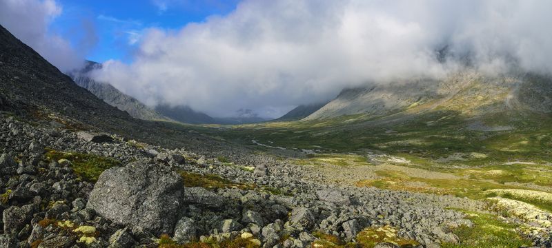 Хибины, Кольский, Кировск, Перевал рамзая, Малая Белая В Хибинах августphoto preview