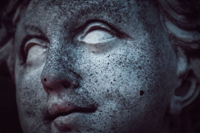 лицо, скульптура, скульптуры, глаза, бюст, бюсты слепец фото превью