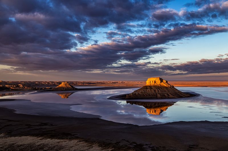 Айракты, Бозжира, Кокосем, Кокесем, Казахстан, Мангистау, Каньон, Тузбаир, отражение, Клыки, Корабль, Бокты, Лензбол, Арка, Закат, рассвет, день, пейзаж, долина шаров, яйца динозавров, Шергала, Тетис, Тирамису, Устюрт, Национальный парк, нацпарк, тучи, об Карынжарыкphoto preview