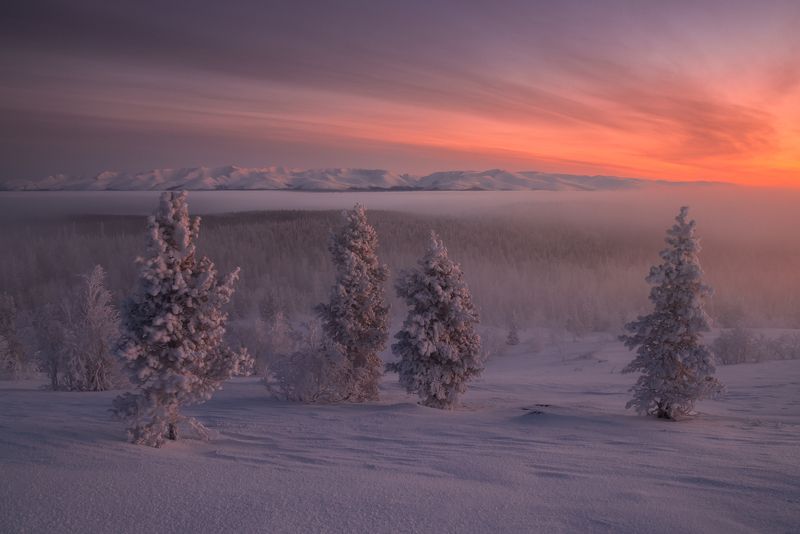 Хибины на рассветеphoto preview