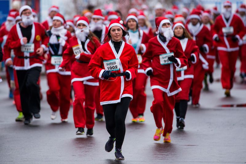 санта-клаус, забег, ВДНХ, santa claus, run Лидерphoto preview