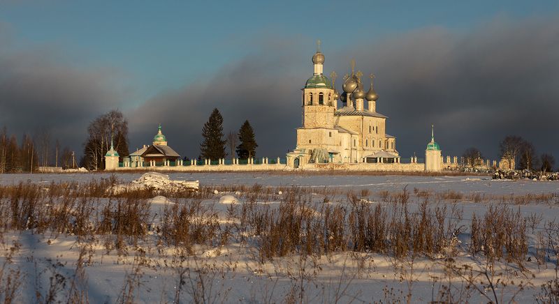 церковь, храм, зима, снег Церковь Ильи Пророка в Кадникове фото превью