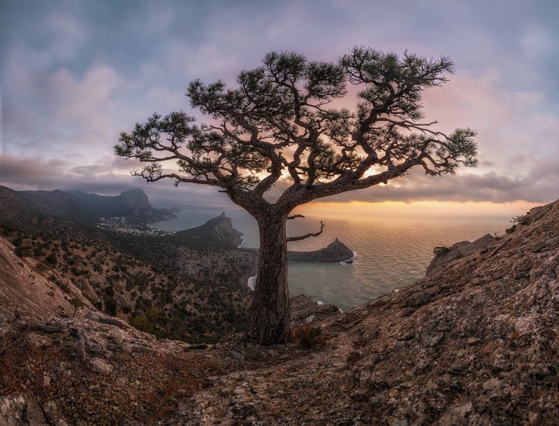 крым, новый свет, караул оба, рассвет Райские рассветыphoto preview