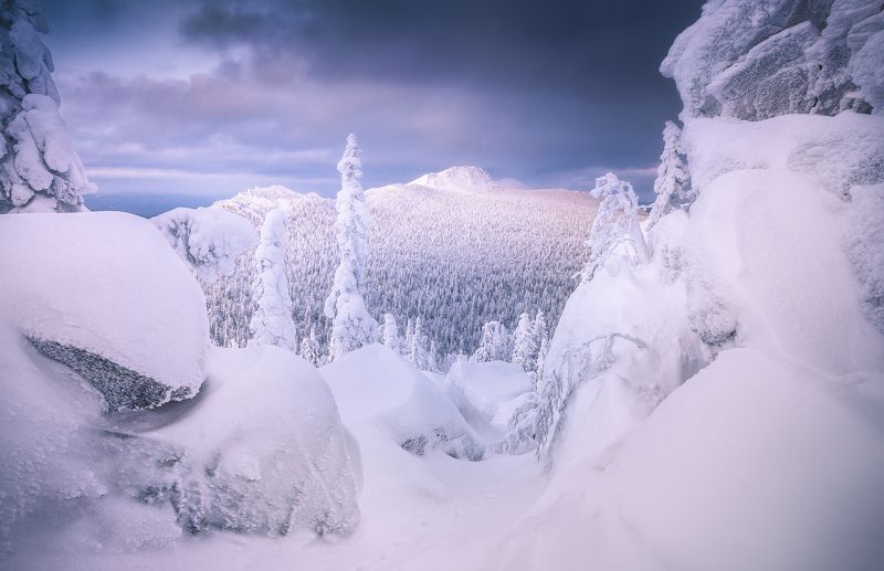 таганай, уральские горы, зимний пейзаж, откликной гребень Зимний Таганайphoto preview