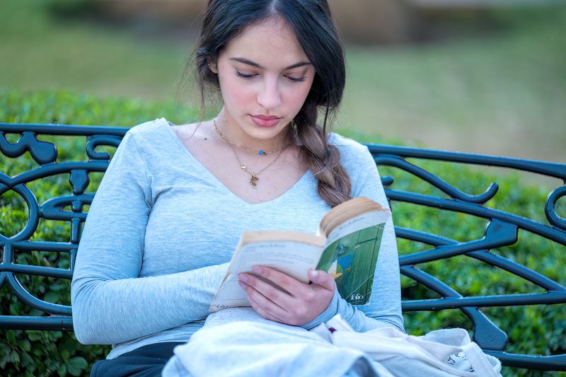 portrait, Morocco, Moroccan, girl, reading, bibliophile, book lover, day portrait, natural light, travel A Bibliophilephoto preview