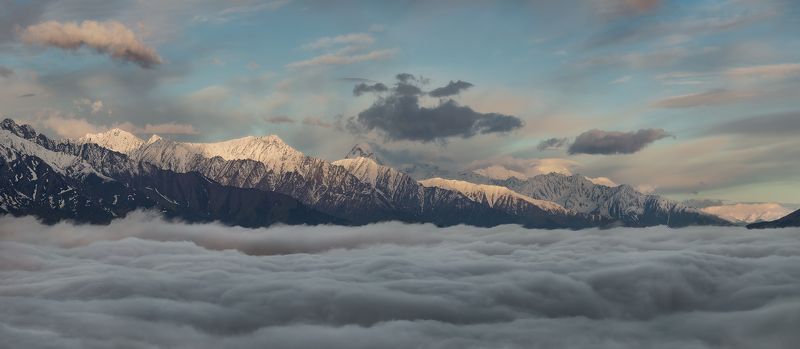 море из облаков фото превью