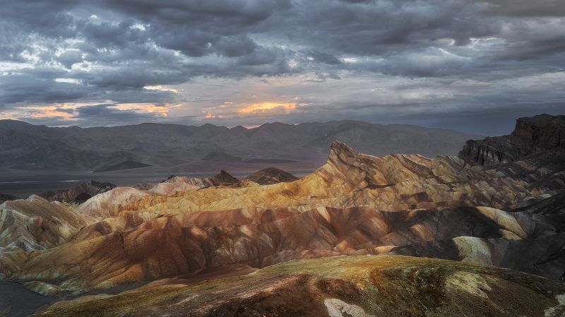 zabriski, usa, deathvalley, долина смерти, рассвет Zabriski point before sunrisephoto preview