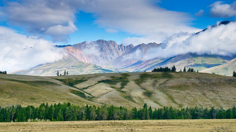 пейзаж, горы, облака, Горный Алтай  Краски Горного Алтая  photo preview