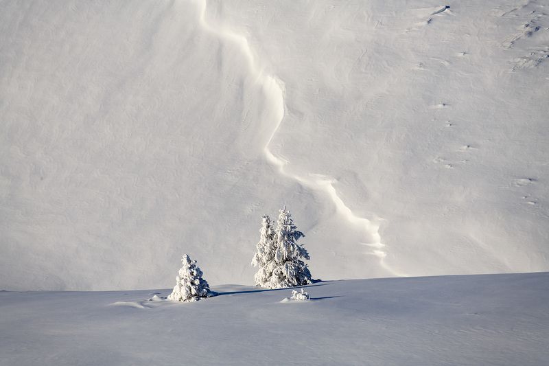 зима, якутия Зимний минимализмphoto preview