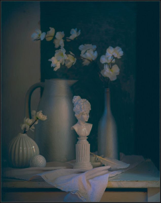 Этюд в синих тонахphoto preview