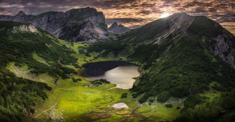 Austria, tirol, landscape, rofan, alps Eye of the Rofanphoto preview