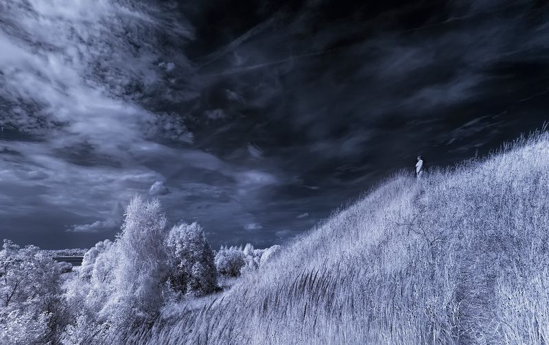 infrared,ик-фото,инфракрасное фото, инфракрасная фотография, пейзаж, лето Здравствуй, новый день! фото превью