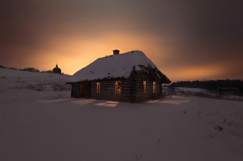 Зима, Ночь, Снег, Украина ***photo preview