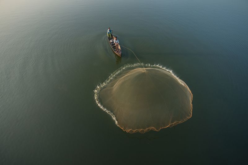 Fisherman, Amarapura, Mandalay, Burma, Myanmar Fisherman, Amarapura, Mandalay, Burma, Myanmarphoto preview
