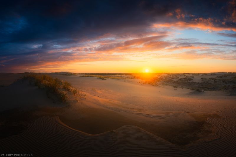 пейзаж, закат, вечер, Куршская коса, природа, лето, summer, sunset, landscape, nature, evening Вечер в дюнах Куршской косыphoto preview