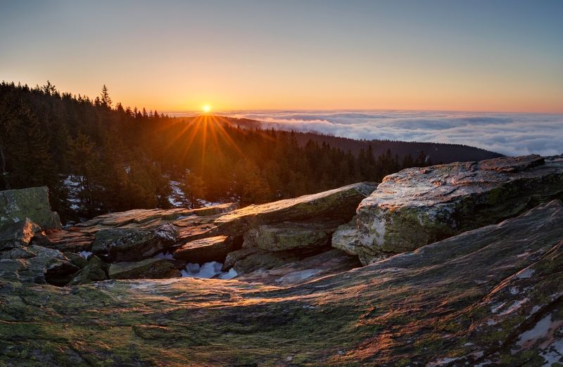 winter, landscape, Svítání na Ztracených kamenech II.photo preview